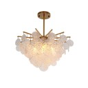 Loft Industry Modern - Shine Ice Discs Chandelier